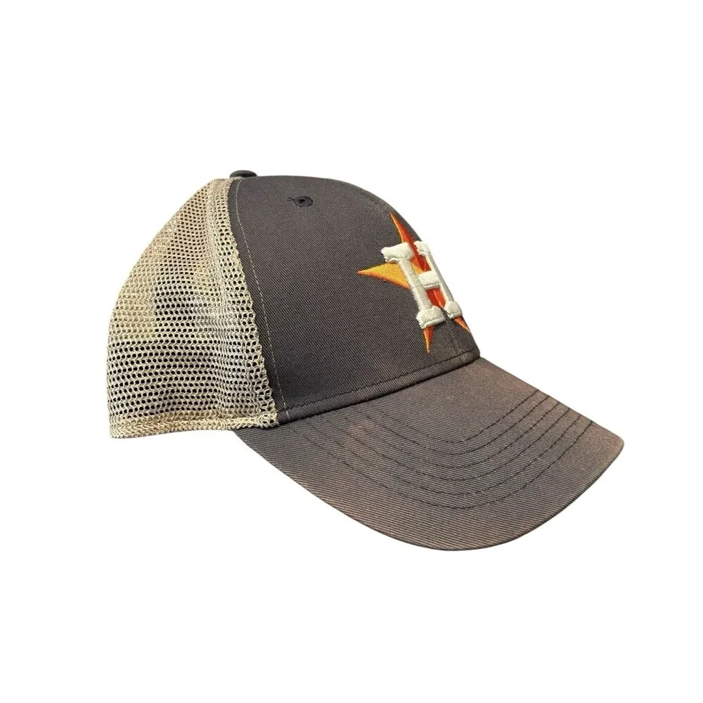 '47 Houston Astros Trucker Snapback Navy Bleached Adjustable MLB